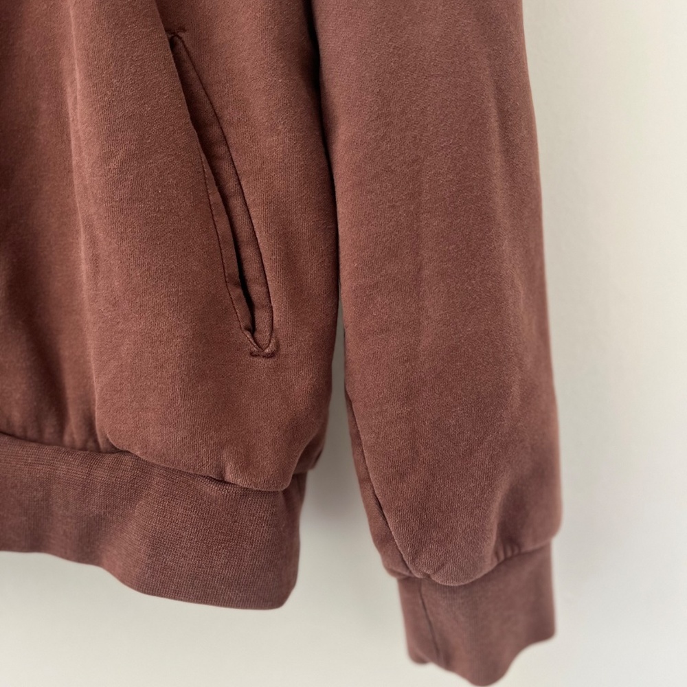 Pangaia Womens 365 Midweight Hoodie Chocolate Brown Sustainable Size Small - Picture 4 of 9